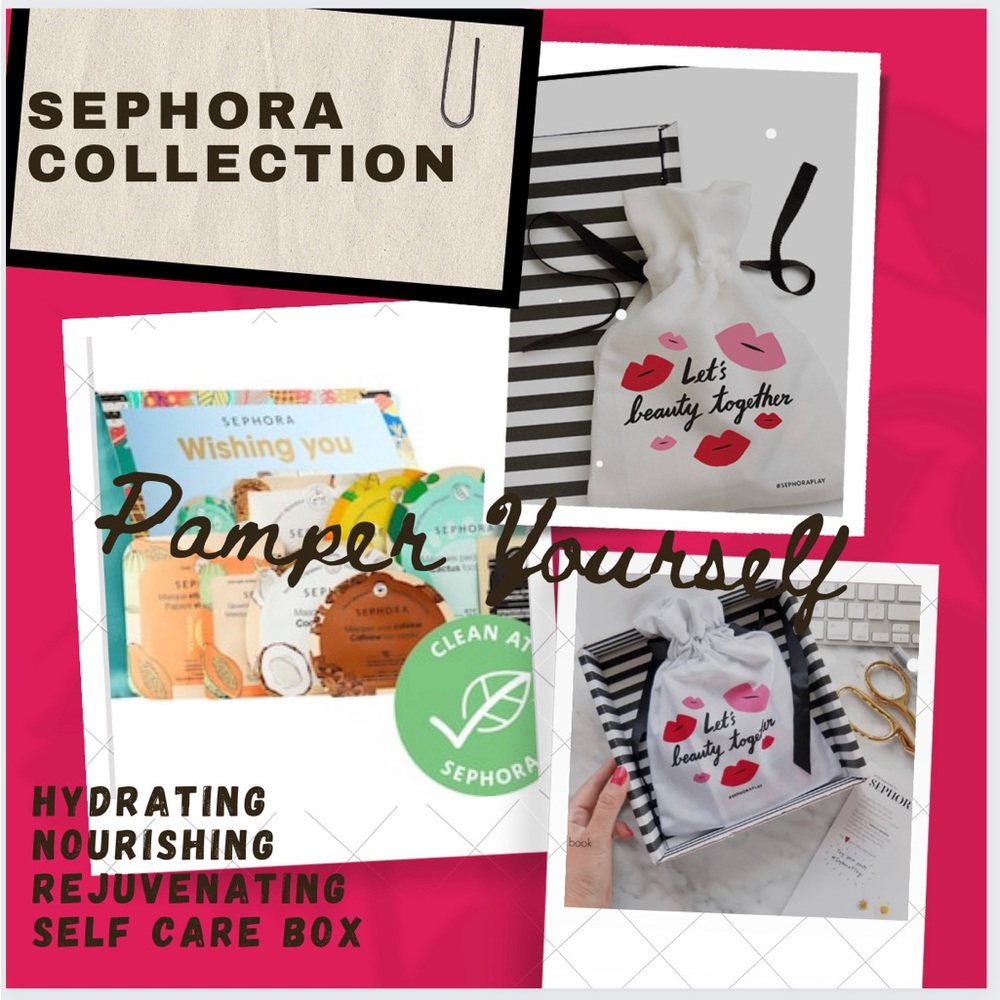 NEW: 5pcs Full Size SEPHORA COLLECTION Self Care Box